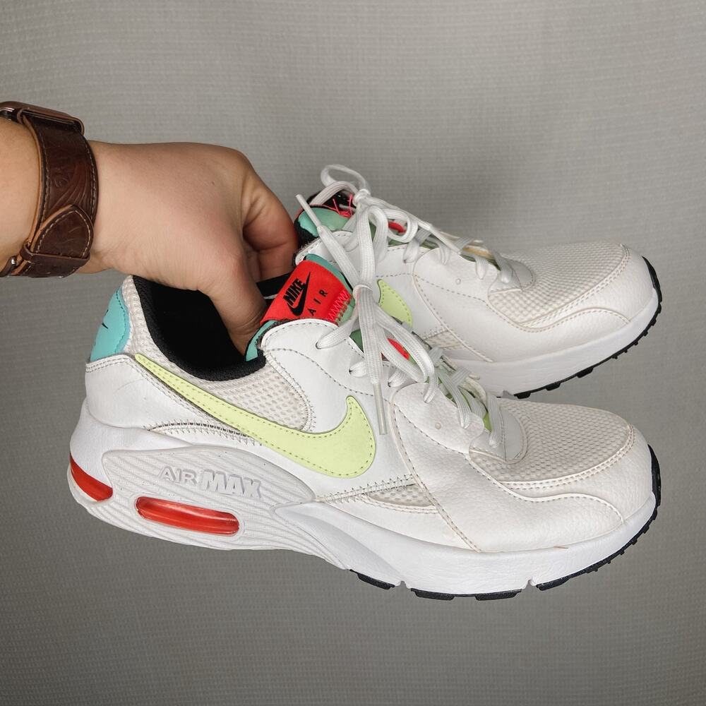 Nike Women's White and Neon Sneakers